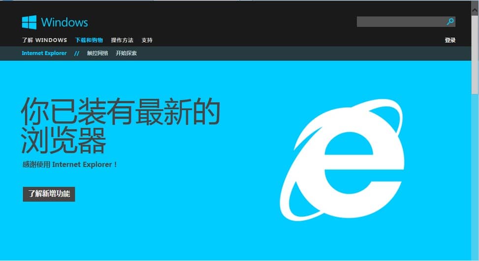 IE浏览器 软件界面截图